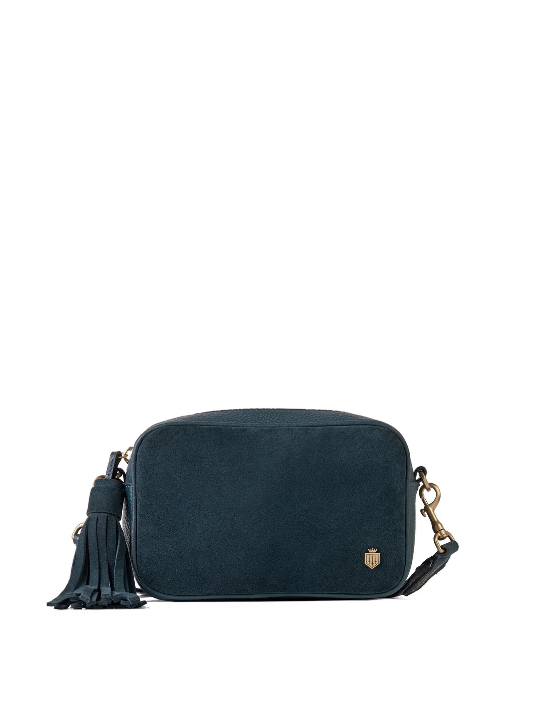Fairfax & Favor Farnham Cross Body Bag Teal Suede