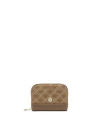 Fairfax & Favor Mini Salisbury Purse Quilted Tan Suede