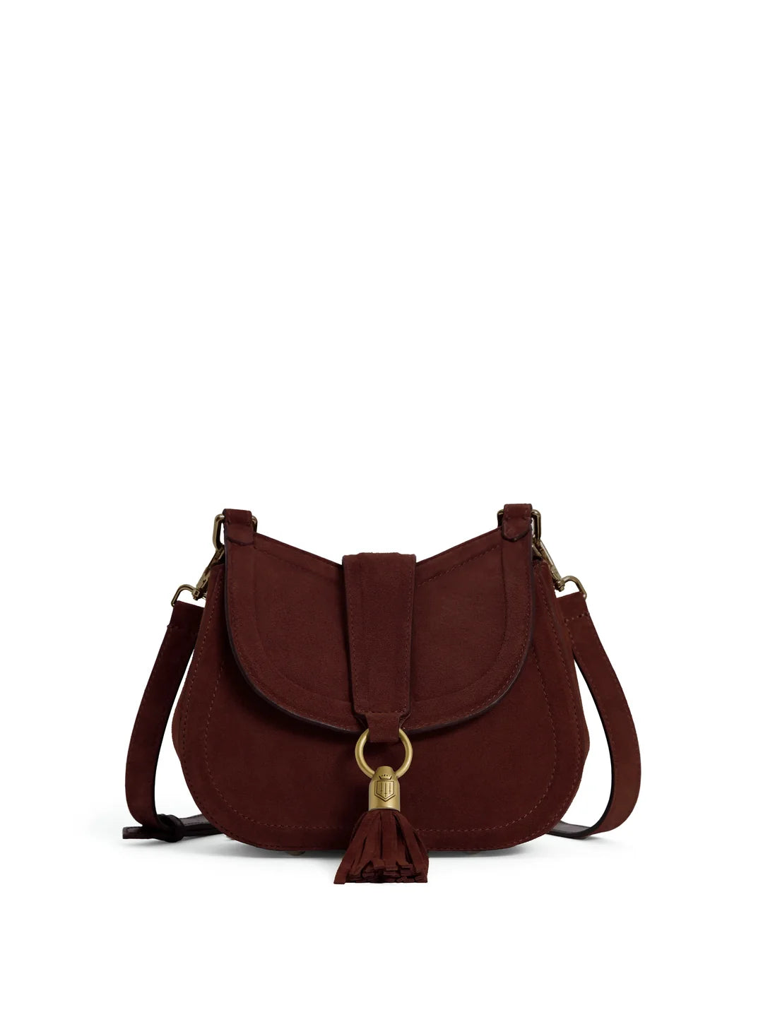 Fairfax & Favor Langham Messenger Bag Port Suede