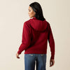 An image of the Ariat Stitched Full Zip Hoodie