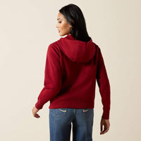 An image of the Ariat Stitched Full Zip Hoodie