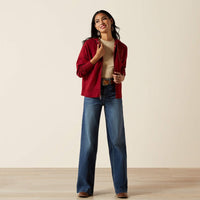 An image of the Ariat Stitched Full Zip Hoodie