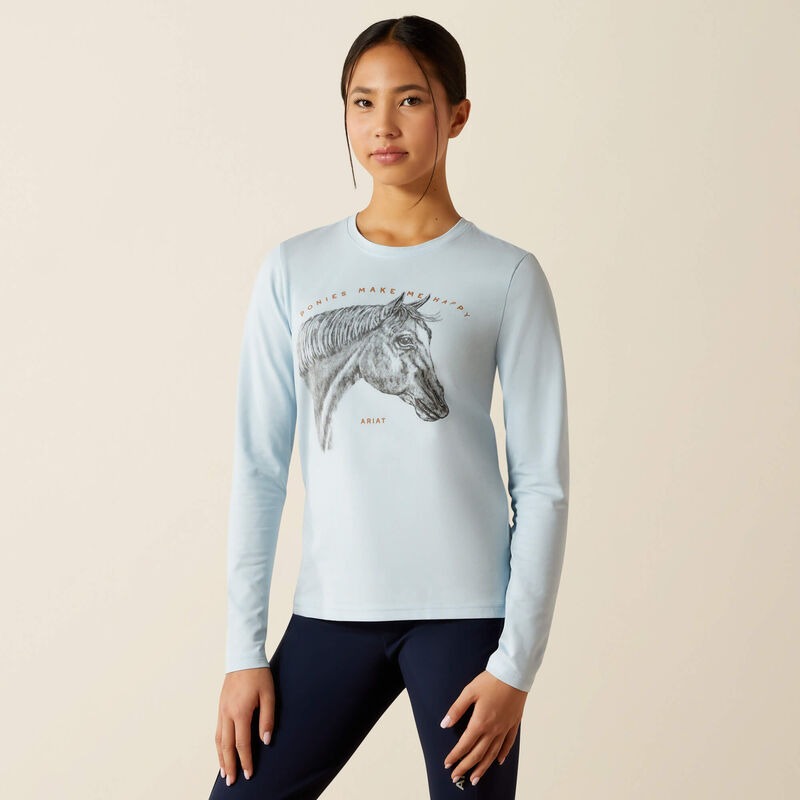 An image of the Ariat Youth Happy T-Shirt