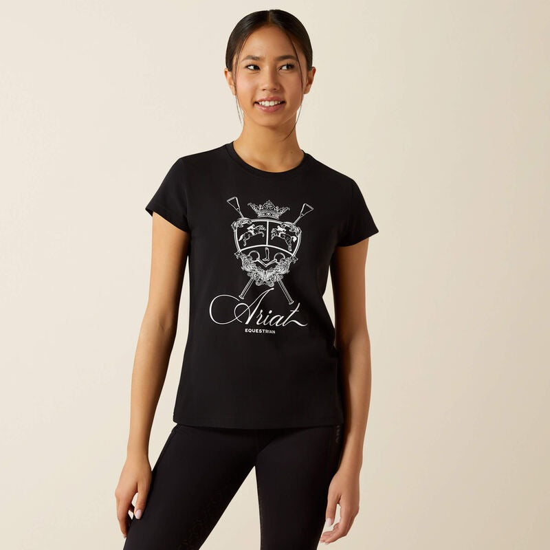 An image of the Ariat Youth Ritzy Logo T-Shirt