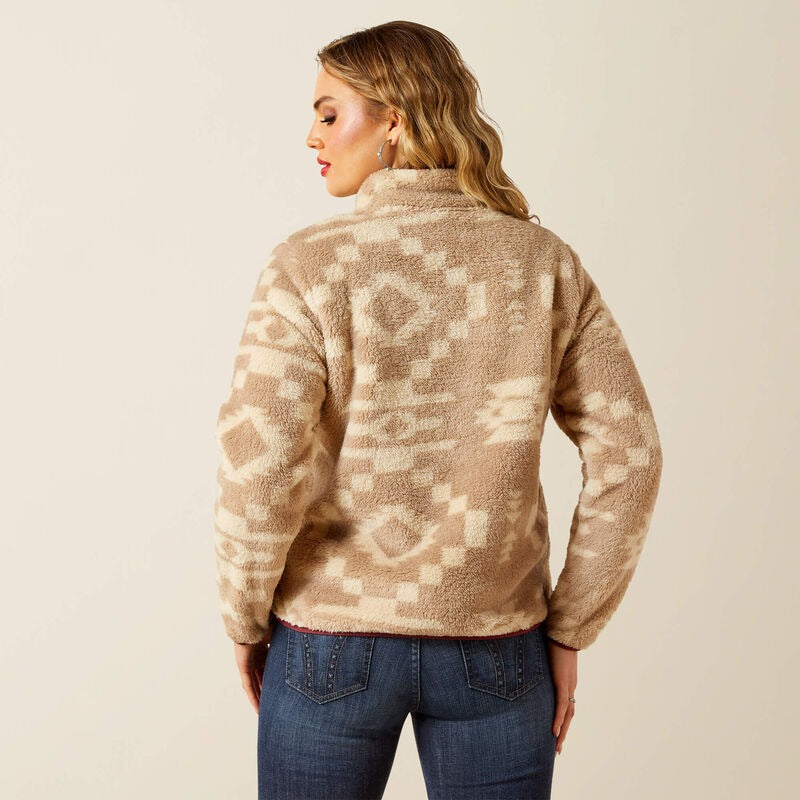 An image of the Ariat Berber Snap Front Sweatshirt
