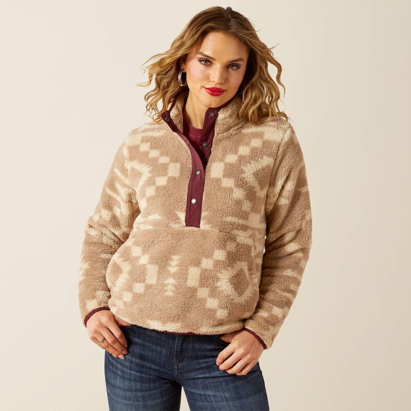 An image of the Ariat Berber Snap Front Sweatshirt