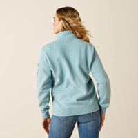 An image of the Ariat Foundation Logo 1/2 Zip Sweatshirt