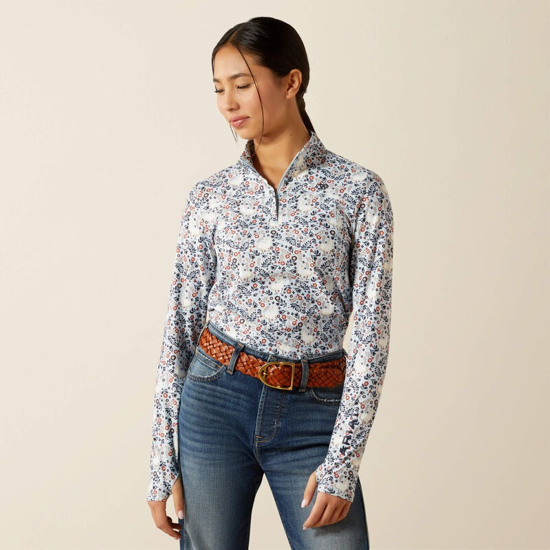 An image of the Ariat Youth Lowell 3.0 1/4 Zip Baselayer