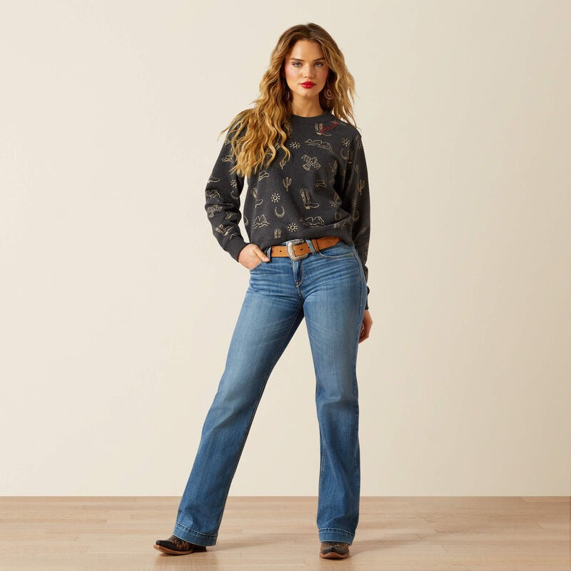 An image of the Ariat Essential Crew Sweatshirt