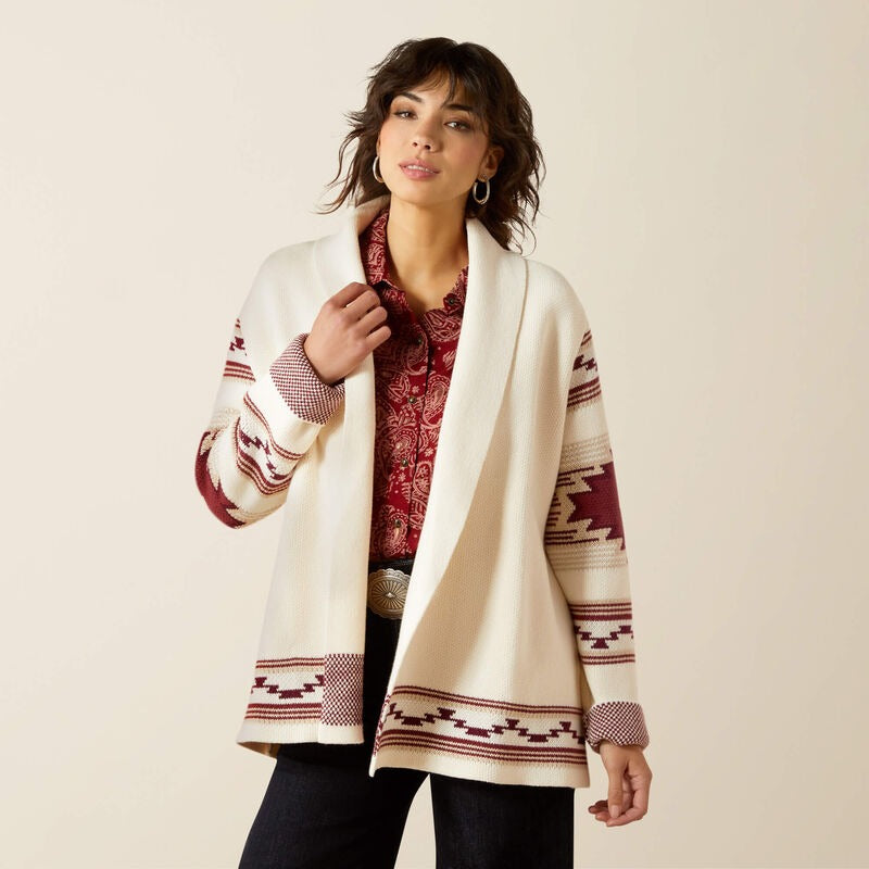 An image of the Ariat Westward Wrap Sweater