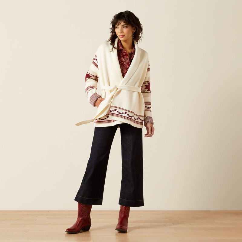 An image of the Ariat Westward Wrap Sweater