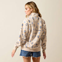 An image of the Ariat Sapphire 1/2 Zip Sweatshirt