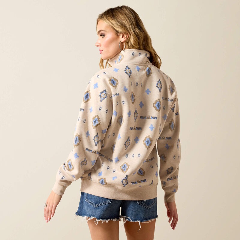 An image of the Ariat Sapphire 1/2 Zip Sweatshirt