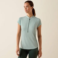 An image of the Ariat Breathe 1/2 Zip Crop Sleeve Baselayer