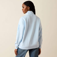 An image of the Ariat Foundation Logo 1/2 Zip Sweatshirt