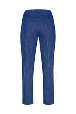 An image of the Robell Bella Trousers in the colour Royal Blue.