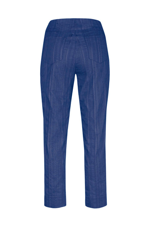 An image of the Robell Bella Trousers in the colour Royal Blue.