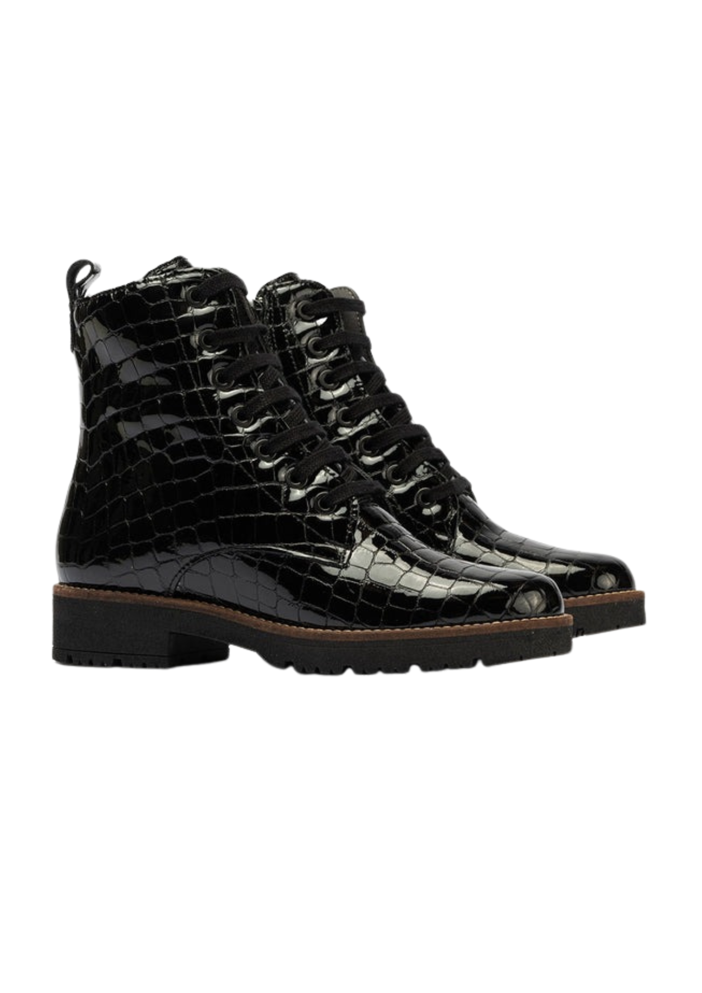 An image of the Pitillos Leather Lace Up Ankle Boot