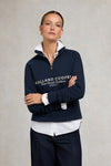 An image of the Holland Cooper Sporting Goods Zip Henley