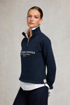 An image of the Holland Cooper Sporting Goods Zip Henley