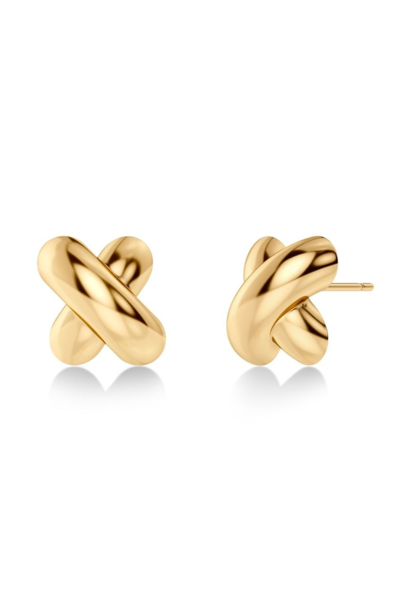 An image of the Edblad Alexa Studs L Gold
