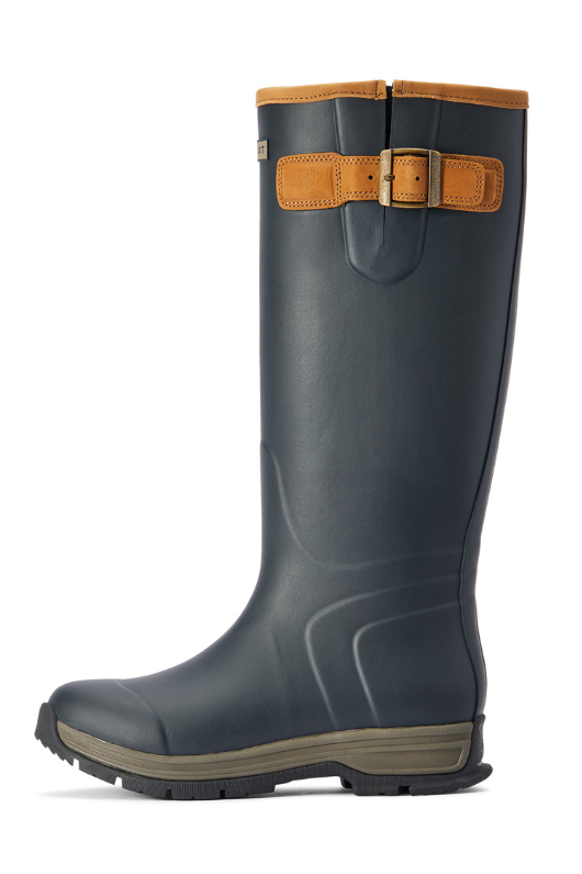 An image of the Ariat Burford Insulated Rubber Boot in the colour Navy.