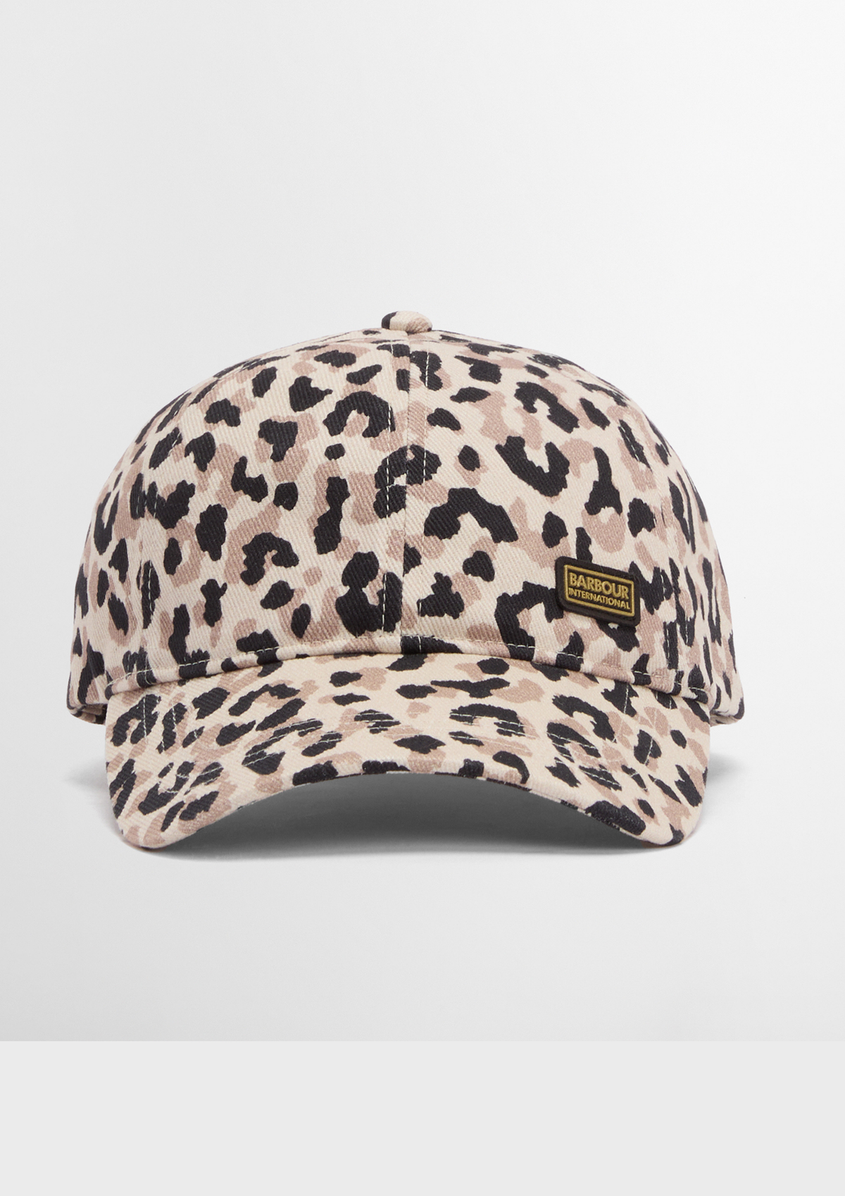 An image of the Barbour International Harley Leopard Cap