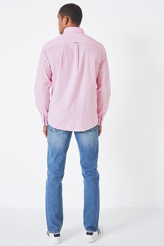An image of the Crew Clothing Classic Micro Gingham Shirt