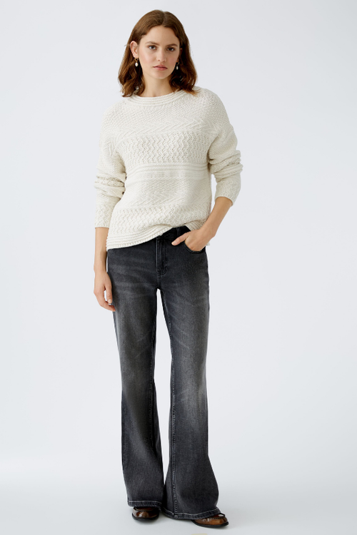 An image of the Oui Cable Knit Jumper