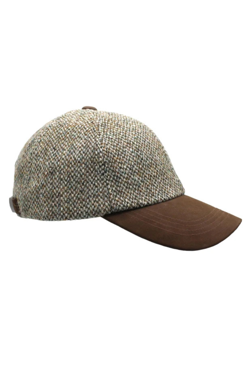 Glencairn Harris Tweed Baseball Cap