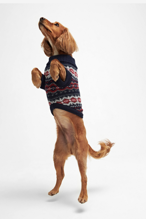 An image of the Barbour Fairisle Dog Jumper