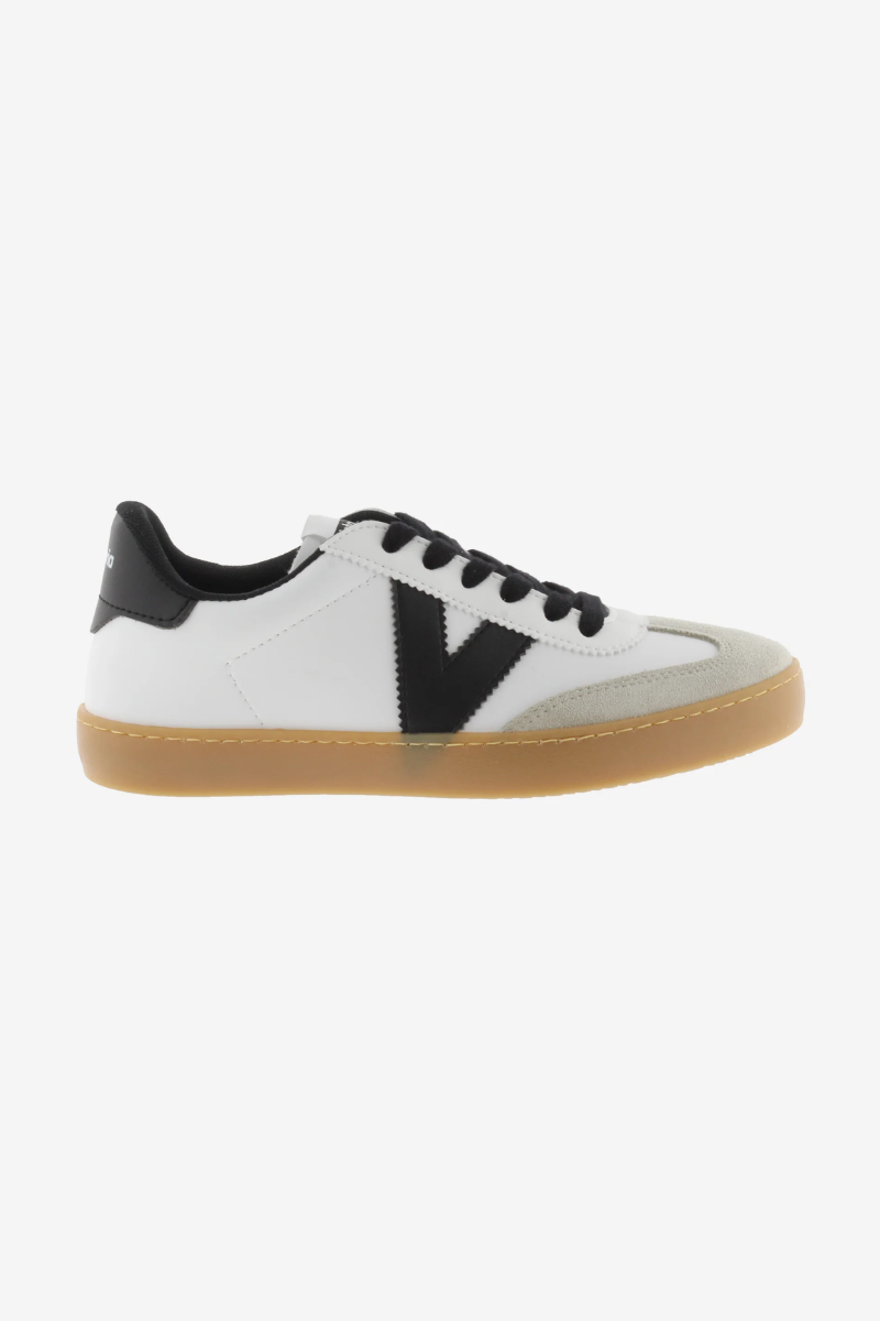 An image of the Victoria Berlin Faux Leather & Suede Cyclist Trainer
