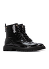 An image of the Carmela Leather Mid Heel Ankle Boot