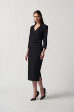 An image of the Joseph Ribkoff Black Belt Dress