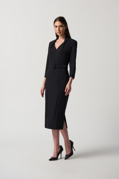 An image of the Joseph Ribkoff Black Belt Dress