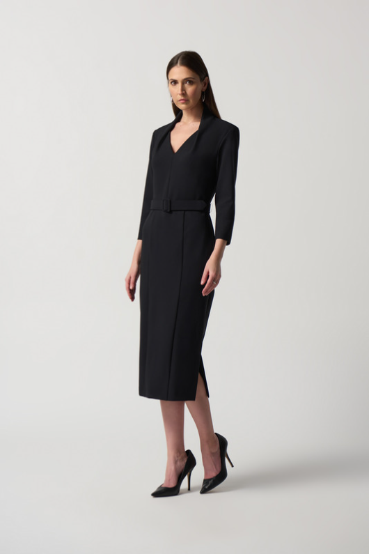 An image of the Joseph Ribkoff Black Belt Dress