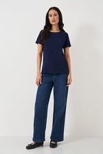 An image of the Crew Clothing Perfect Crew Slub T-Shirt