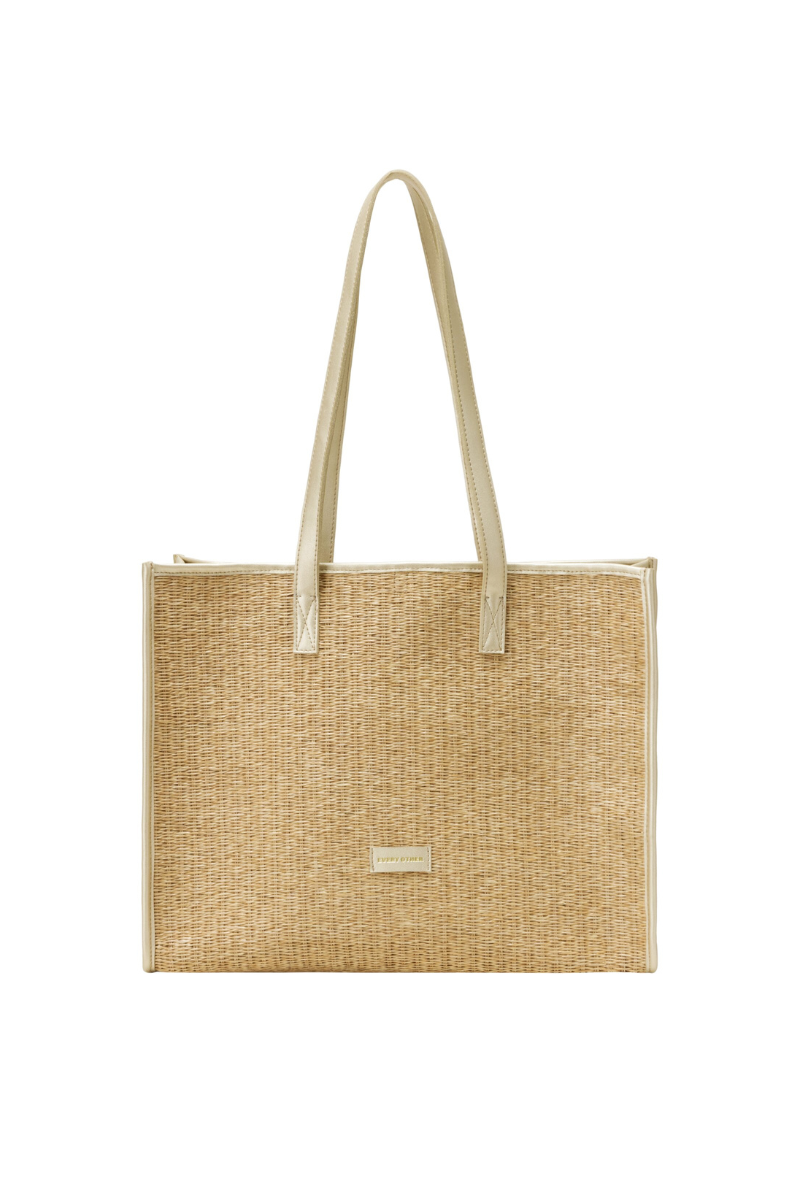 An image of the Every Other Straw Box Tote Bag