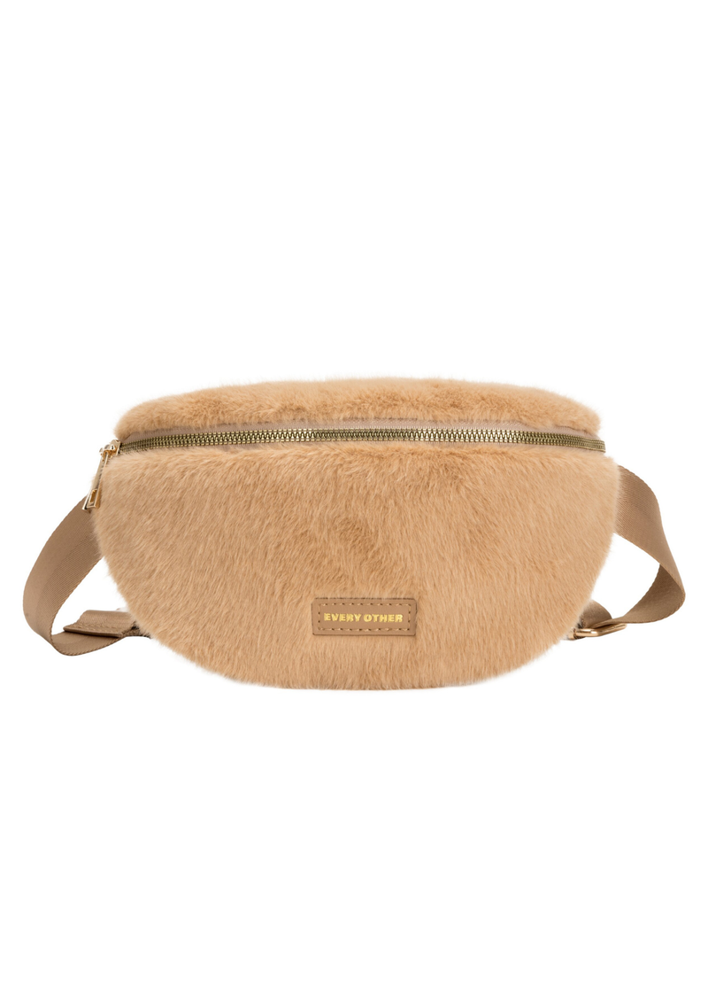 An image of the Every Other Faux Fur Sling Bag
