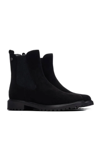 Suede Heeled Ankle Boots