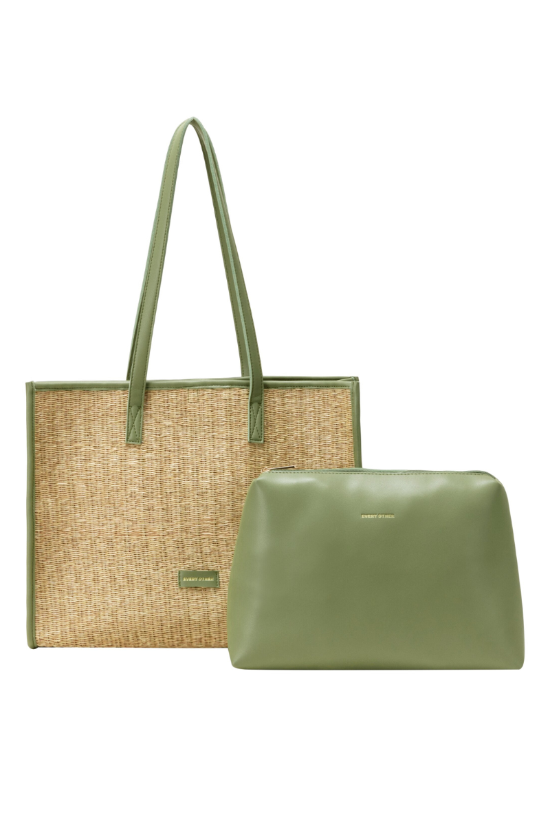 An image of the Every Other Straw Box Tote Bag