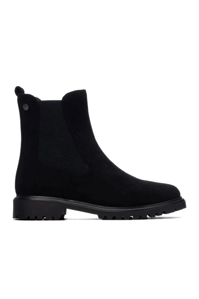 Suede Heeled Ankle Boots