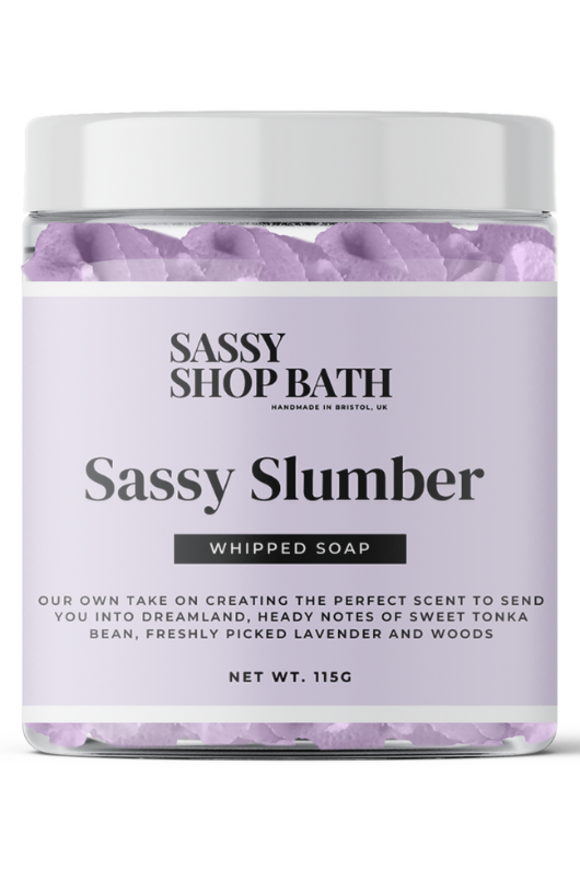 An image of the Sassy Scents Whipped Soap 115g