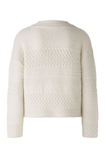 An image of the Oui Cable Knit Jumper