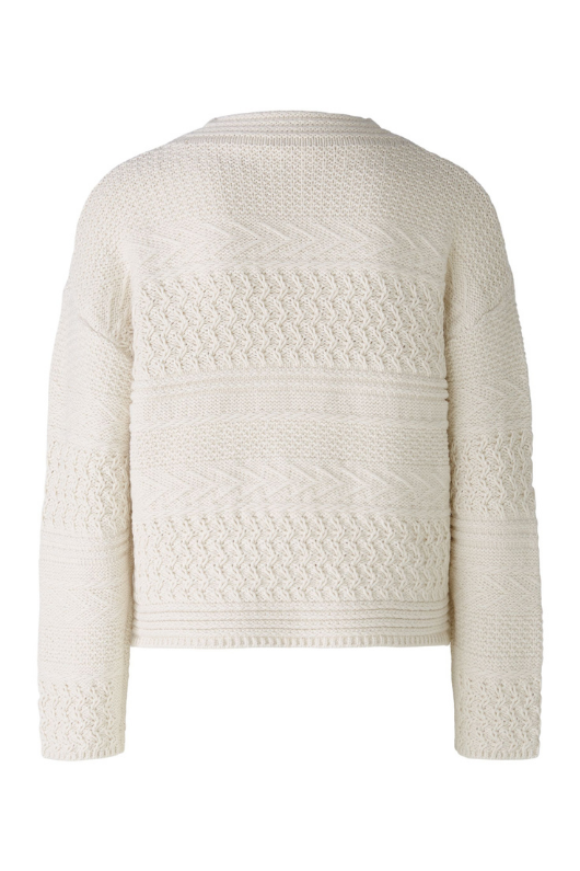 An image of the Oui Cable Knit Jumper