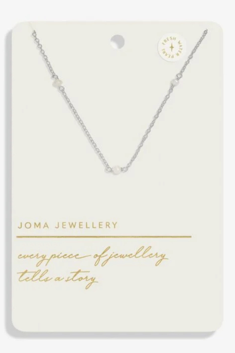 An image of the Joma Jewellery Style Stories Pearl Necklace