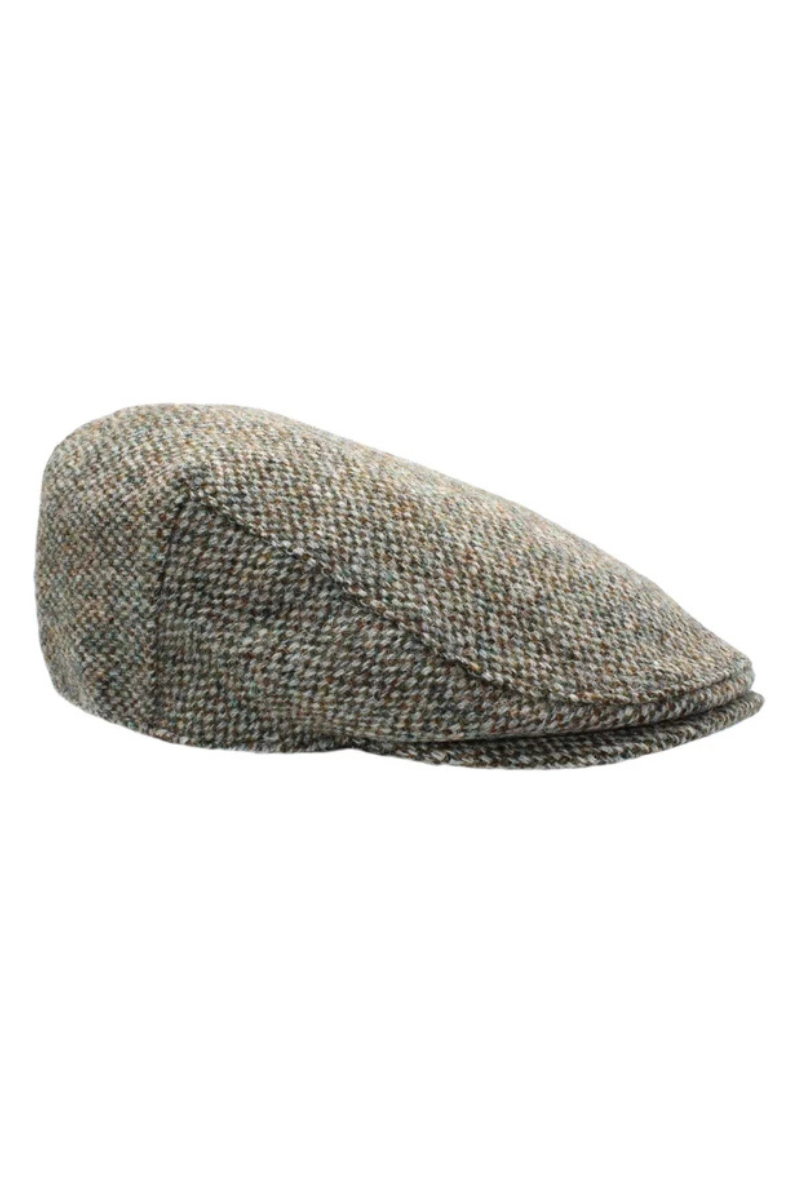 Highland Harris Tweed Flat Cap