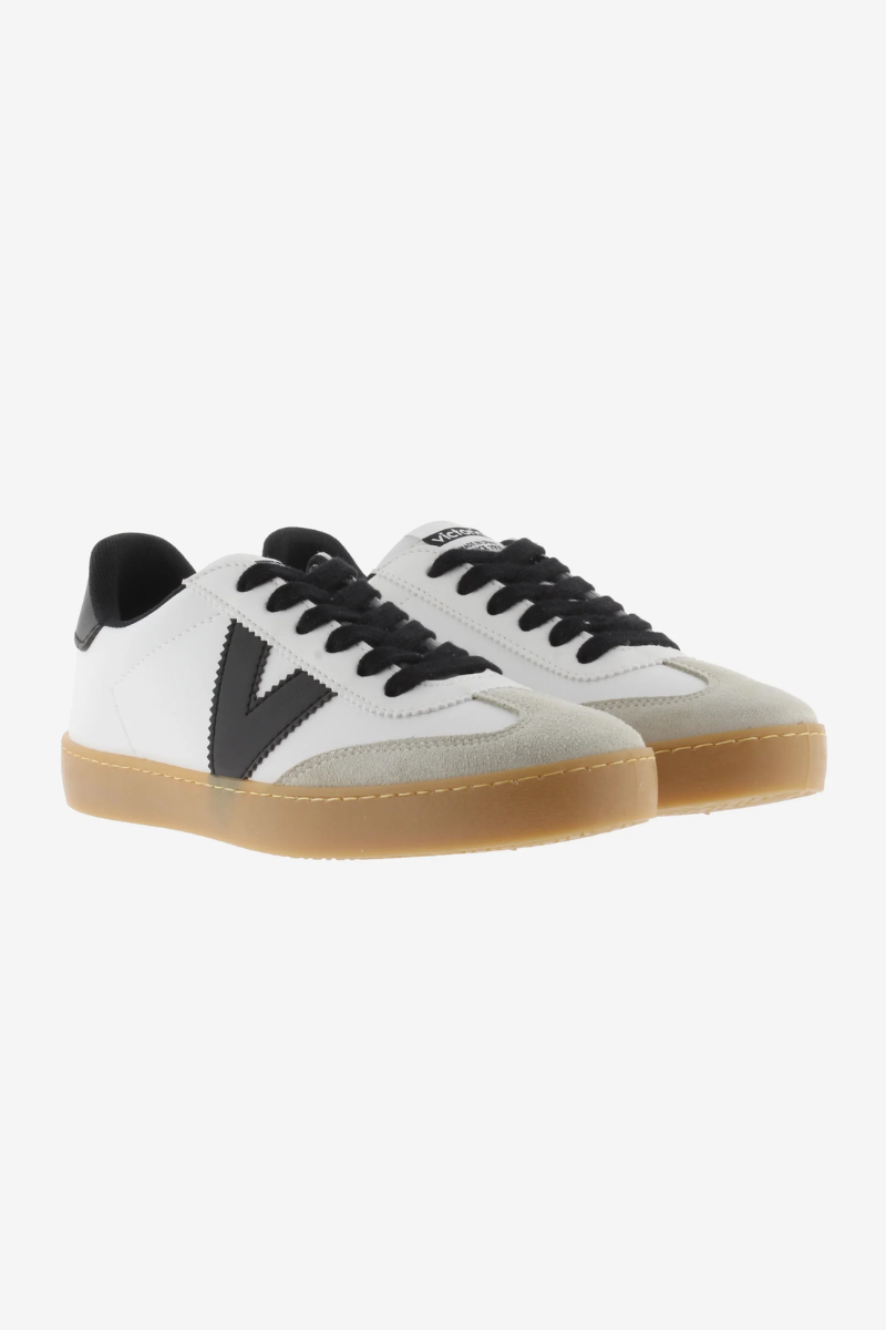 An image of the Victoria Berlin Faux Leather & Suede Cyclist Trainer