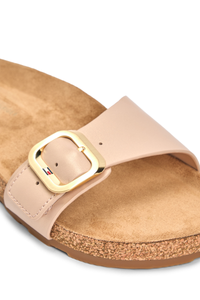 Classic Cork Sandal Pearl Leather
