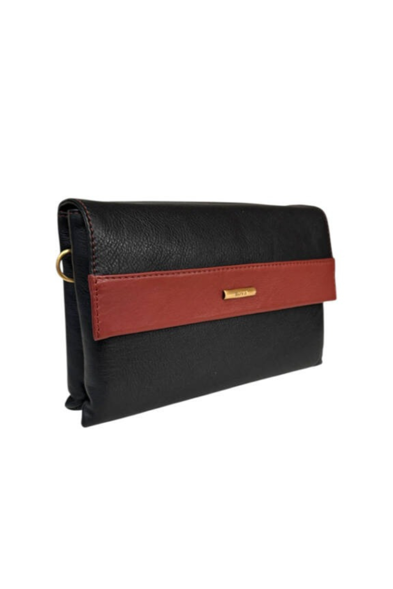 An image of the Nova Leathers Half Flap Shoulder / Clutch Bag
